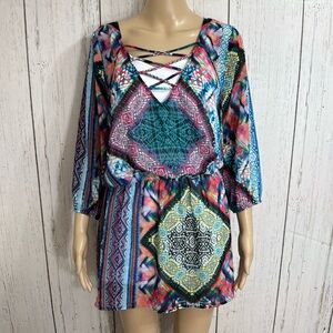 NWT Green Dragon Mini Dress